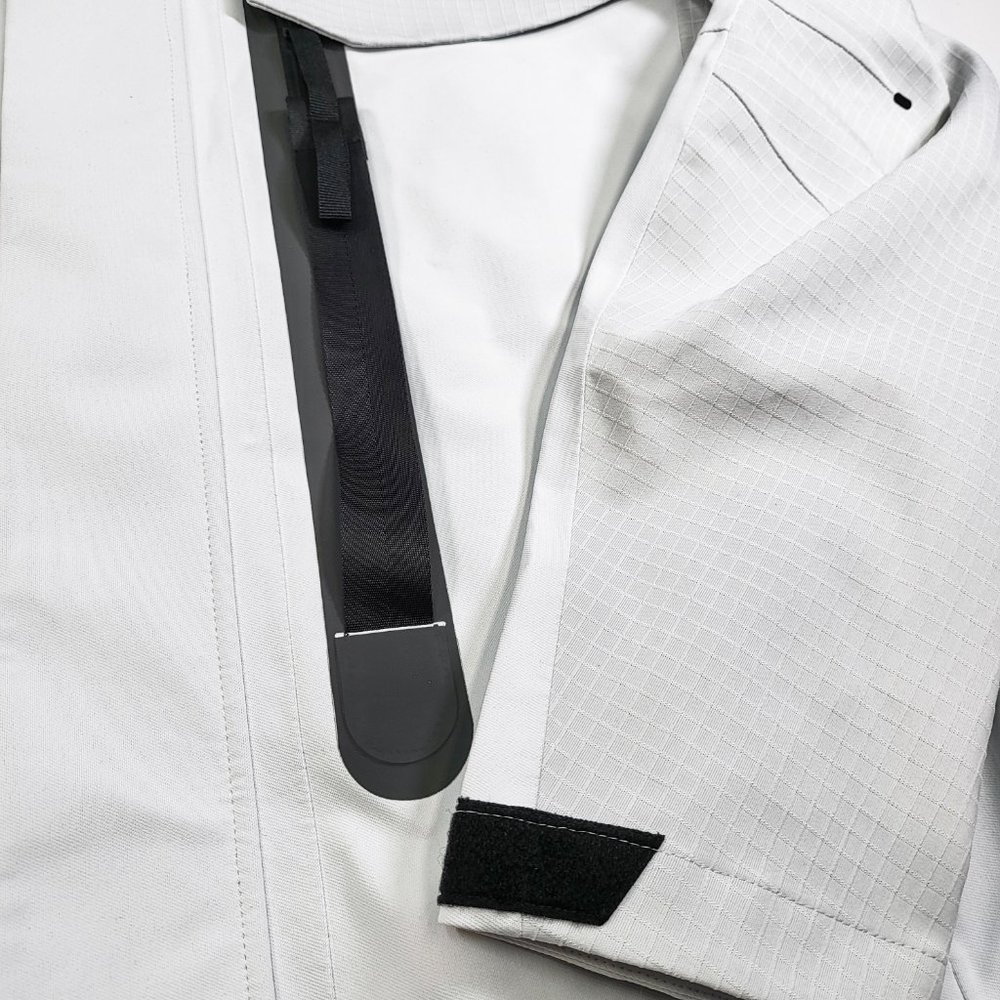Nike Sportswear Tech Pack M65 Jacket Men's Water-repellent Long White CZ9309-100 - Picture 9 of 15